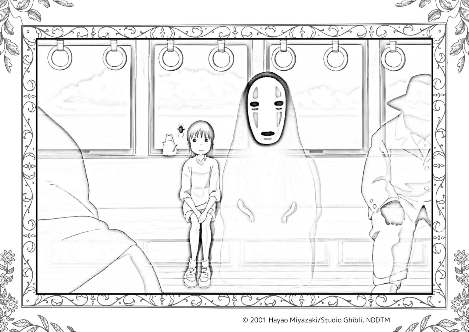 Spirited Away Coloring Book